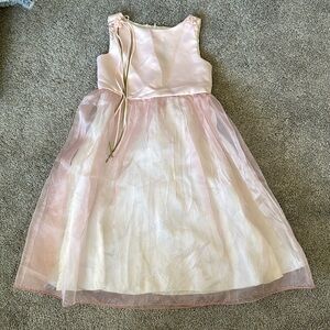 Kid’s Dream- Pink/Blush Flower Girl Dress; Size 5/6